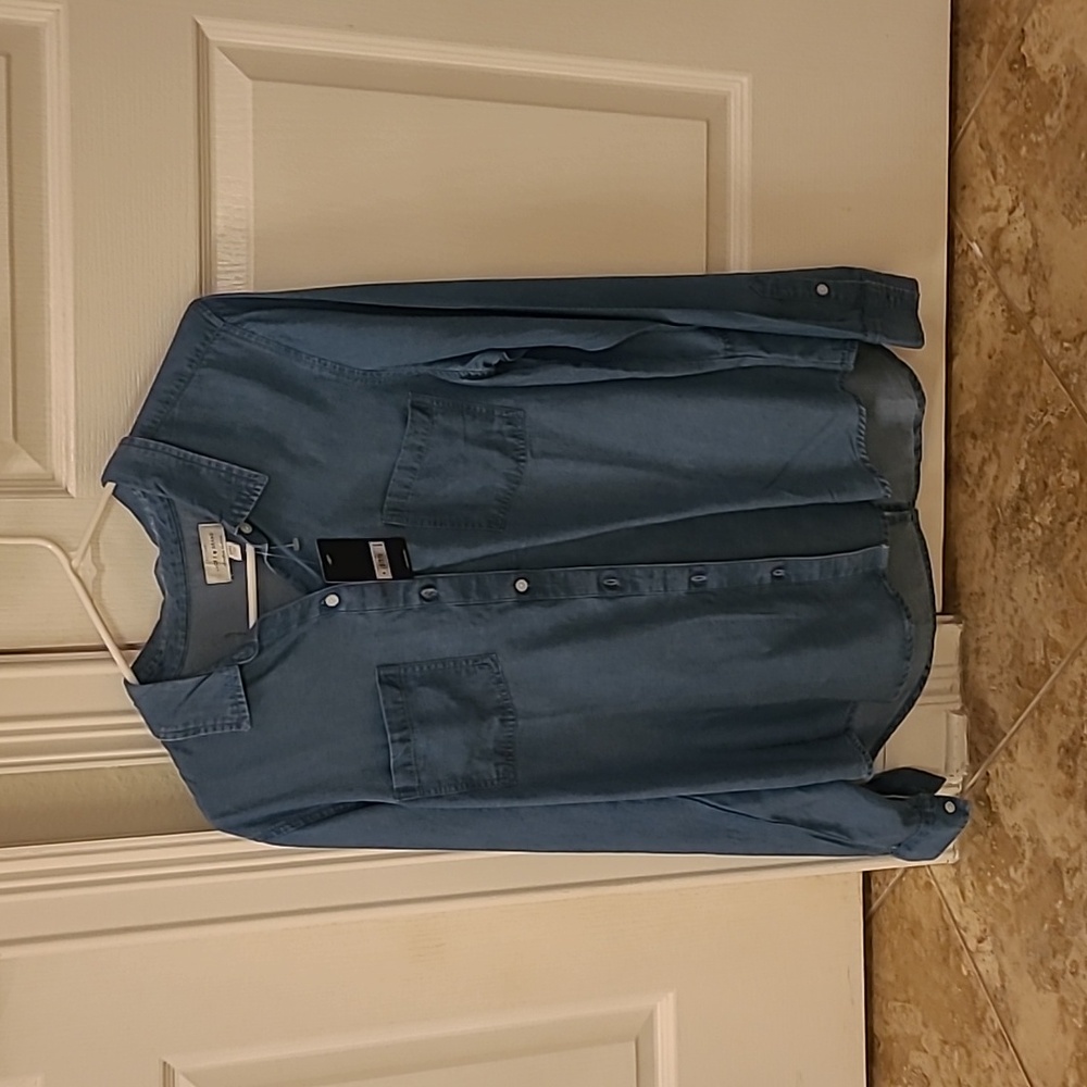 Lucky Brand Light Blue Denim Shirt